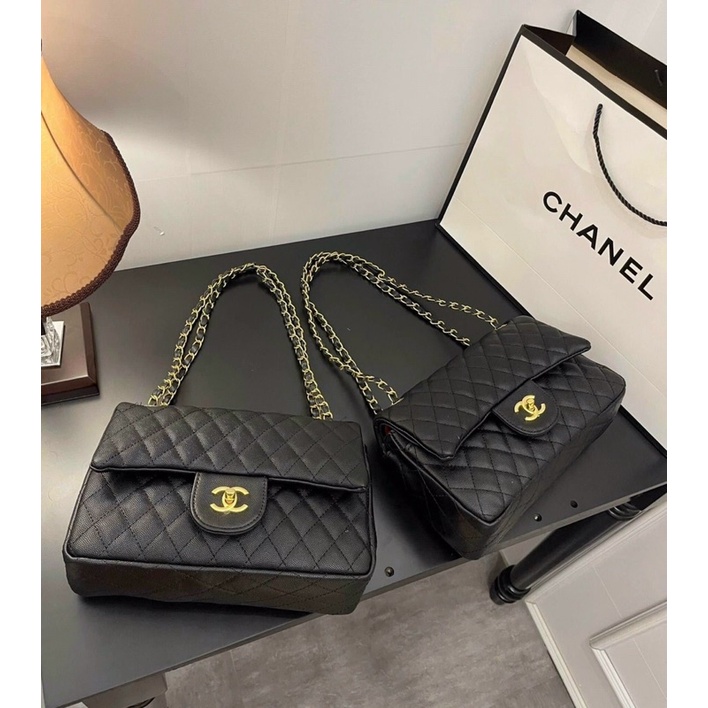 Túi Đeo Chéo Chanel classic, túi đeo vai kẹp nách Chanel  size 26