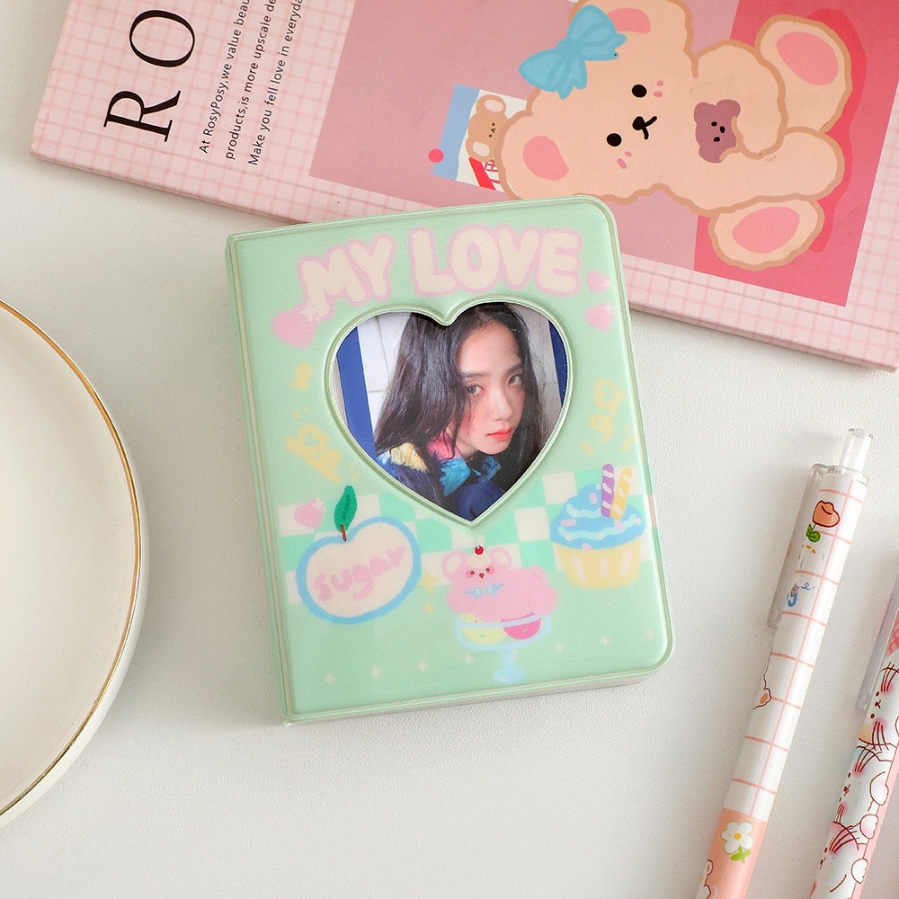 Album Ảnh 3 Inch Họa Tiết Hoạt Hình Phong Cách Hàn Quốc