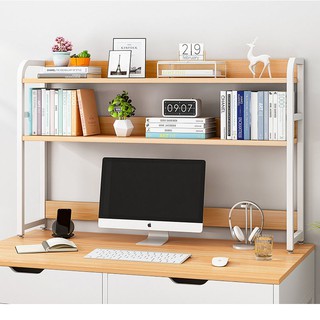 Kệ lưu trữ trên bàn sách nhỏ Giá để máy tính ký túc xá tổ chức nhiều lớp <
