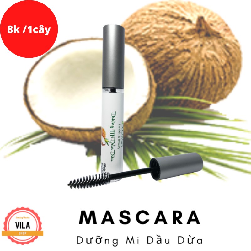 Cây Mascara dài mi dầu dừa VilaShop
