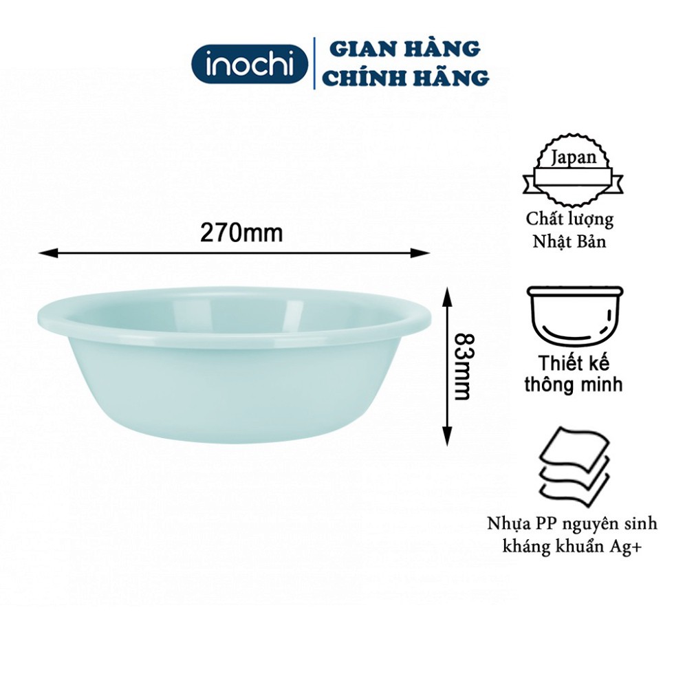 Chậu rửa mặt Notoro inochi cho bé thau nhựa tắm gội đầu size 21/27/32cm ]