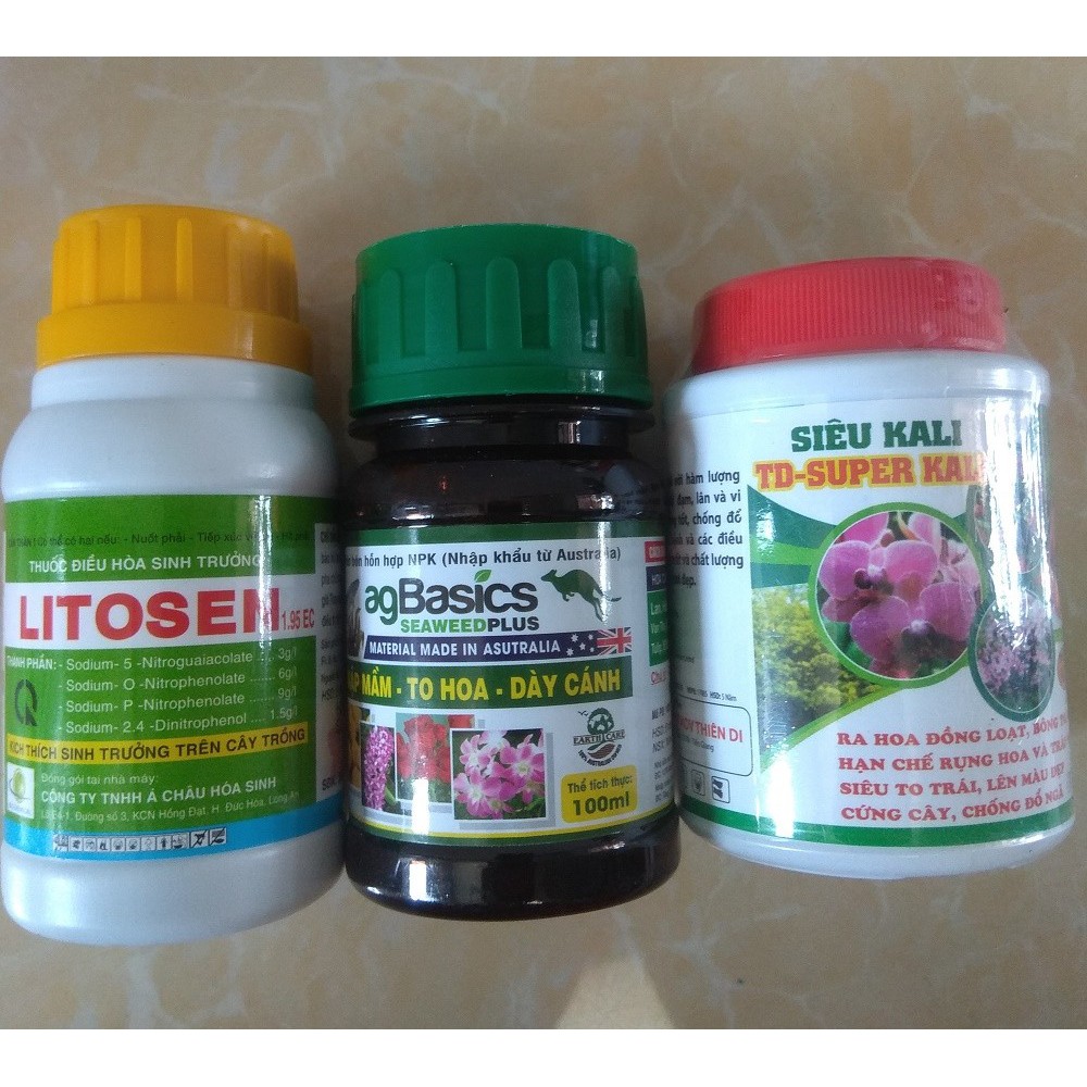 COMBO dưỡng cây chăm sóc phong lan - 100ml/chai