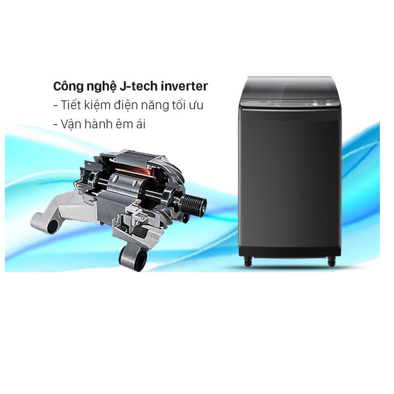 ES-X95HV-S- MIỄN PHÍ CÔNG LẮP ĐẶT-Máy giặt Sharp Inverter 9.5 Kg ES-X95HV-S Mới 2021