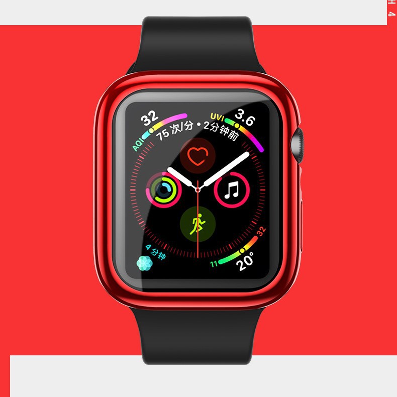 Ốp Case TPU Usams có kính dẻo bảo vệ mặt cho Apple Watch Size 40/44mm