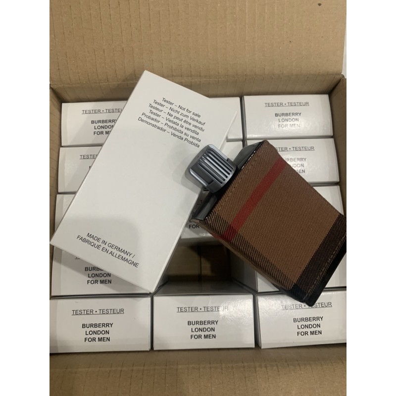 Nước hoa tester burberry London For Men edt 100ml (hộp và nắp tạm như hình)