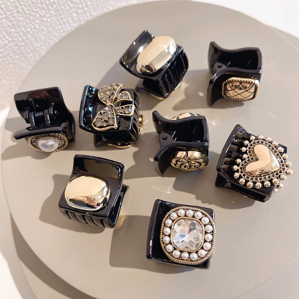 Kẹp tóc càng cua đính ngọc trai giả 2LIFE phong cách Hàn Quốc cho nữ