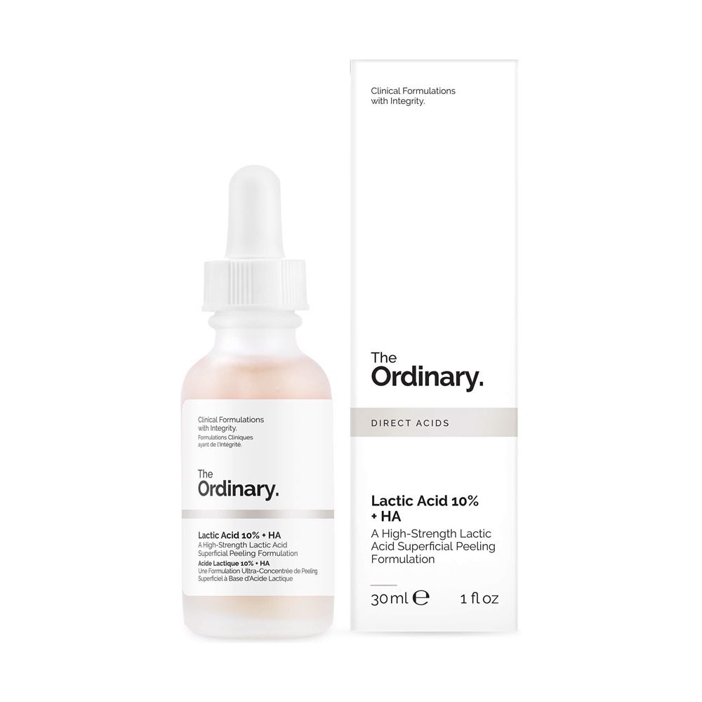 Tinh chất Sáng da mờ thâm The Ordinary Lactic Acid 10% và 5% + HA 2%