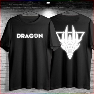 Áo Thun phản quang rồng Dragon tay lỡ form rộng Nam Nữ