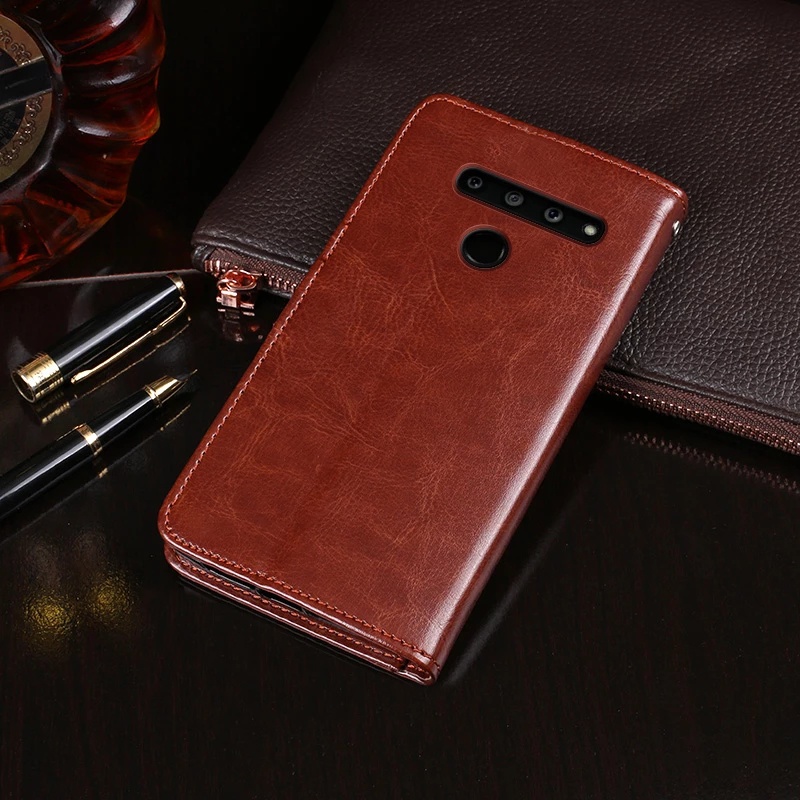 Ốp Dạng Lật Bằng Da PU Dành Cho LG V50 ThinQ 5G 6.4"