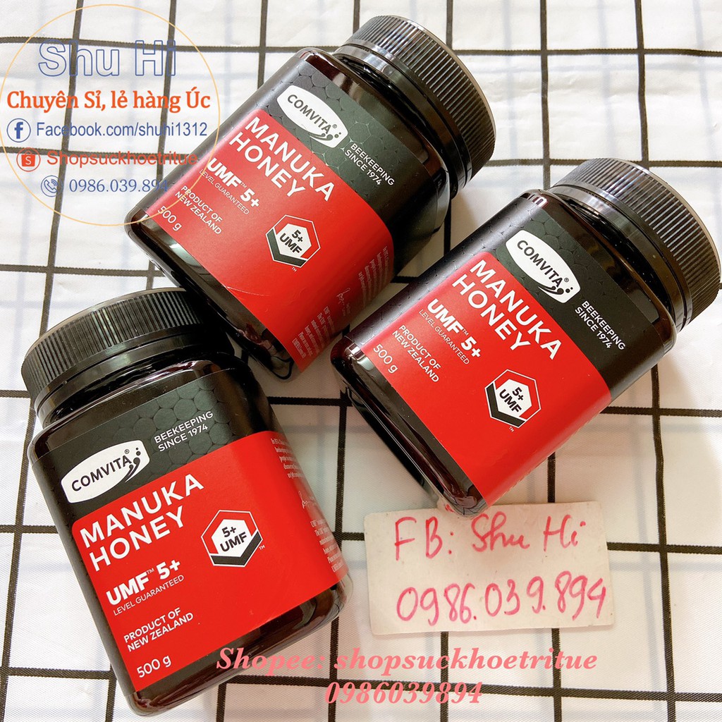 Mật ong Manuka Comvita 5+ 500g Úc - Comvita UMF 5+ Manuka Honey