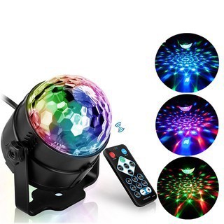 💕 Đèn Led Xoay Trang Trí 7 Màu Cảm Ứng Xoay Theo Nhạc, Đèn Led Xoay Vũ Trường, Bar, Sân Khấu Dành Cho Dân Bay Đ