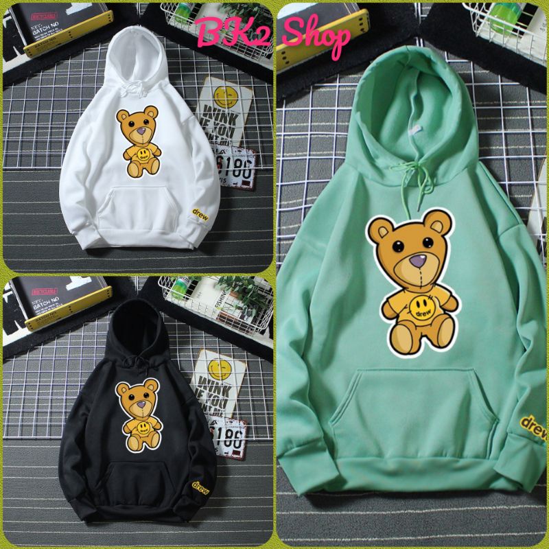 Áo hoodie drew GẤU Unisex nam nữ nỉ bông HOT TREND | BigBuy360 - bigbuy360.vn