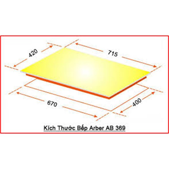 Bếp từ 3 lò Aber AB-334S