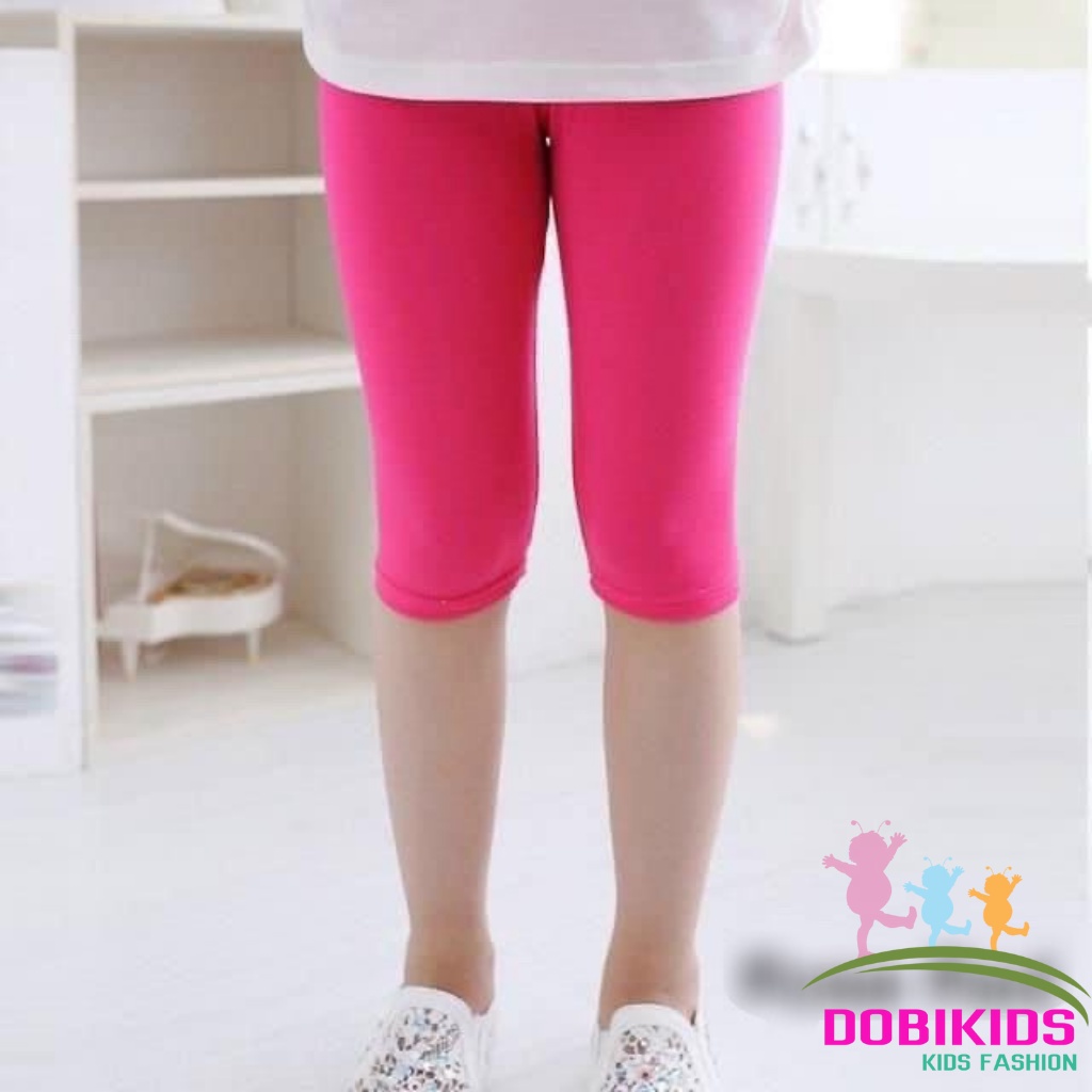 [Vải Xuất] Quần legging lửng cho bé combo 5 cái cotton xuất dư siêu co giãn cho bé 10-41kg