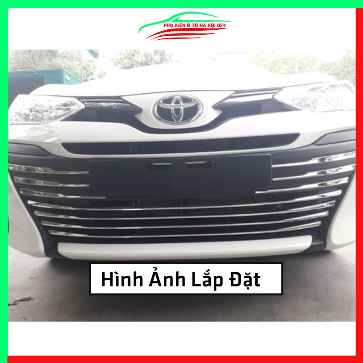 Ốp trang trí mặt ca lăng, calang Vios 2019-2020 trang trí làm đẹp xe