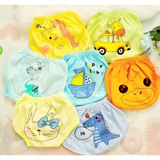 Combo 10 Quần chip cotton 2 chiều bé trai gái 3-14kg