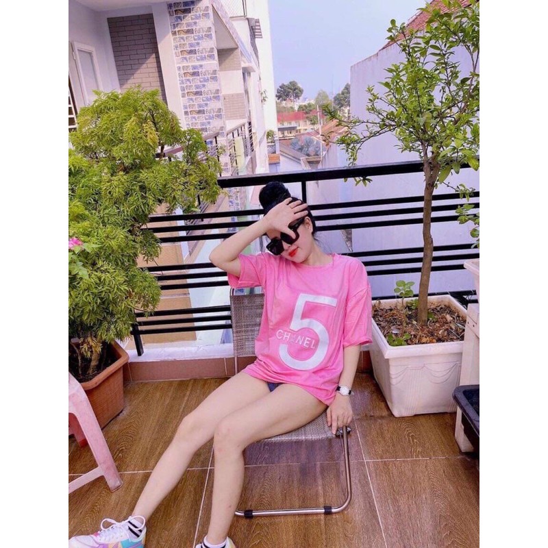 Áo phông free size unisex form giấu quần | BigBuy360 - bigbuy360.vn