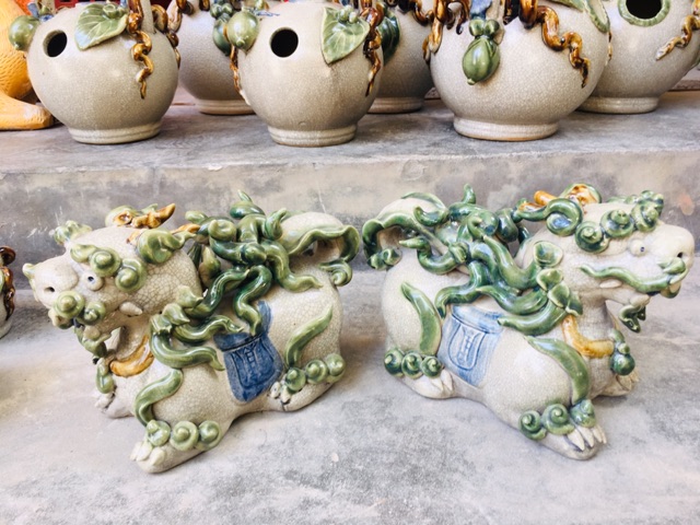 Cặp Nghê  Phong Thuỷ Gốm Cao Cấp