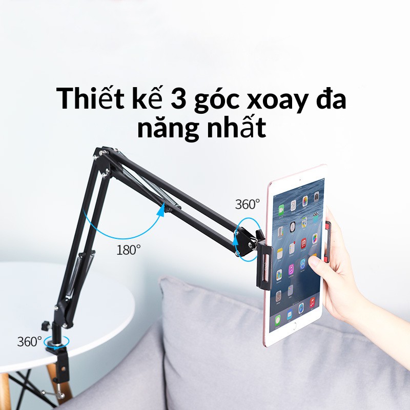 Giá đỡ điện thoại,ipad- giá kẹp đầu giường,bàn làm việc đa năng