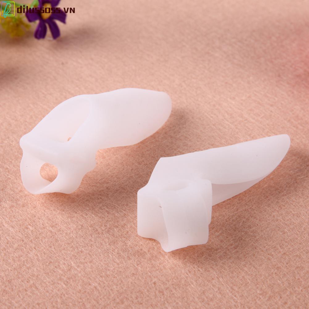 (Hàng Mới Về) Set 2 Dụng Cụ Nẹp Ngón Chân Giúp Tách Ngón Chân To Bằng Silicone