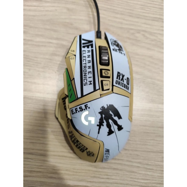 Logitech G502 HERO mouse sticker non-slip sticker special shell Gundam matte film non-slip wear-resistant protective film
