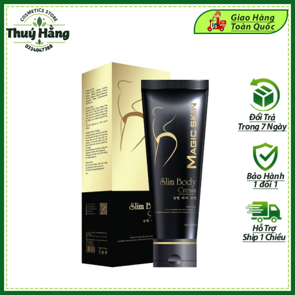 Kem Tan Mỡ Magic Skin Slim Body Cream Giúp Loại Bỏ Mỡ Thừa Bụng, Eo, Dùi, Bắp Tay Lấy Lại Vóc Dáng An Toàn Khi Sử Dụng