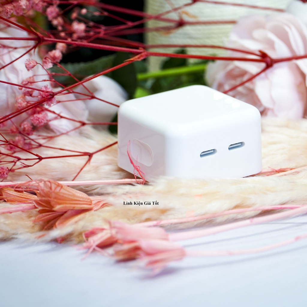 Sạc Nhanh 35W | 2 Cổng Type C | dành cho các dòng 7/8/9/X/11/12/13/14 | Bảo Hành 12 tháng
