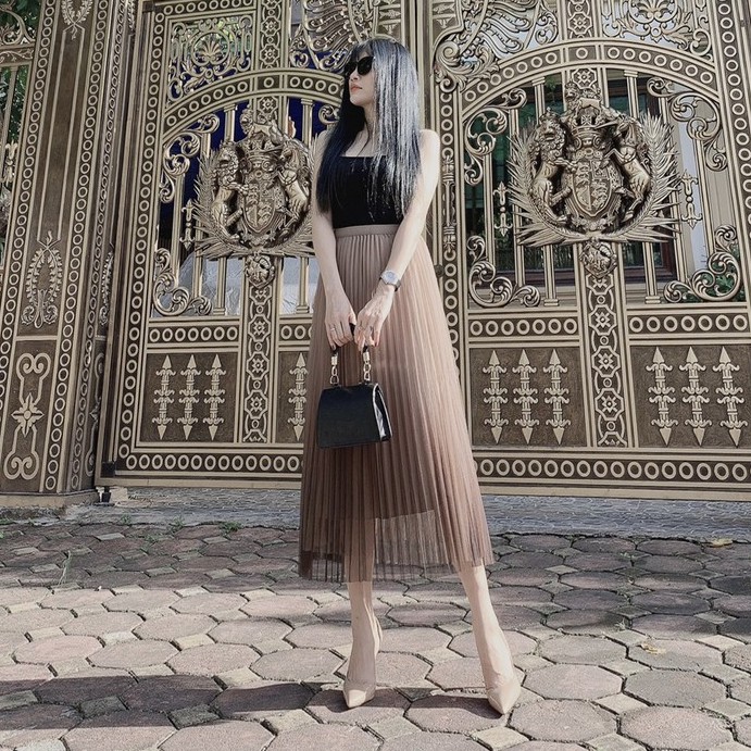 Chân Váy Loang Xếp Ly Dáng Dài Cao Cấp Siêu Xinh Freeship,Chân Váy Dáng Dài Nhiều Màu Xu Hướng Thời Trang QC 2021 | BigBuy360 - bigbuy360.vn