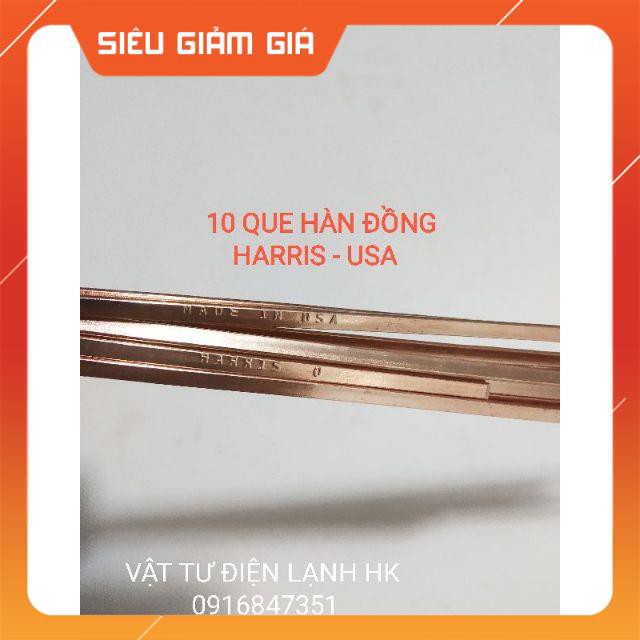 10 que hàn đồng Harris Mỹ - Qixing Trung Quốc (chọn đúng loại) - Bạc hàn vảy bạc