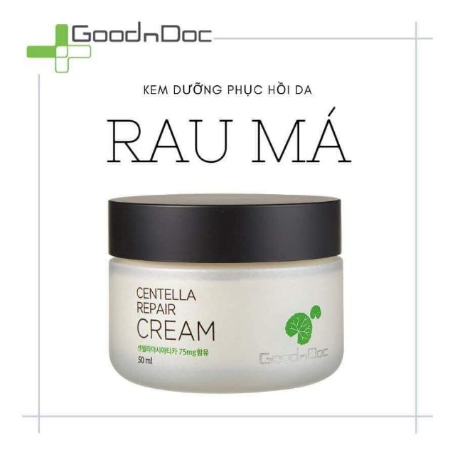 KEM PHỤC HỒI DA RAU MÁ GOODNDOC CENTELLA REPAIR CREAM 50ml