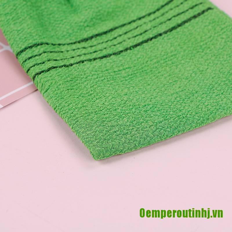 Oemperoutinhj❤1Pc Exfoliating massage glove body-scrub glove bath skin care bath glove green