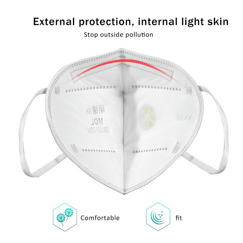 Khẩu trang N95 có van, 3d mask 5 lớp chống bụi mịnPM2.5 nhiều màu sắc chất lượng cao khẩu trang y tế kháng khuẩn
