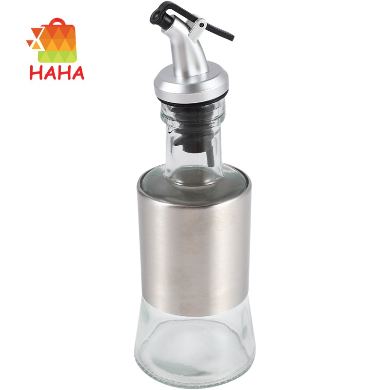 Bình Đựng Dầu Ăn 200ml Bằng Thép Không Gỉ Chống Rò Rỉ