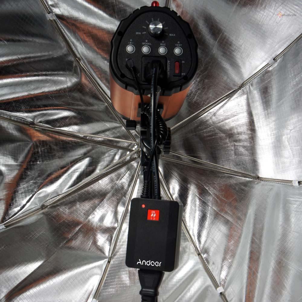 Bộ kích hoạt đèn flash không dây Andoer phổ thông AC-04 4 kênh cho Strobe