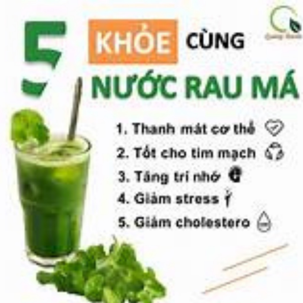 Bột rau má, bột rau má nguyên chất giảm mỡ, đẹp da Trà Hoa Cô Ba