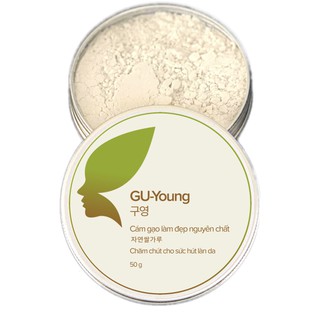 Tinh bột cám gạo làm đẹp GU-Young (50g) - Hút nhờn, tẩy tế bào chết, dưỡng trắng tự nhiên