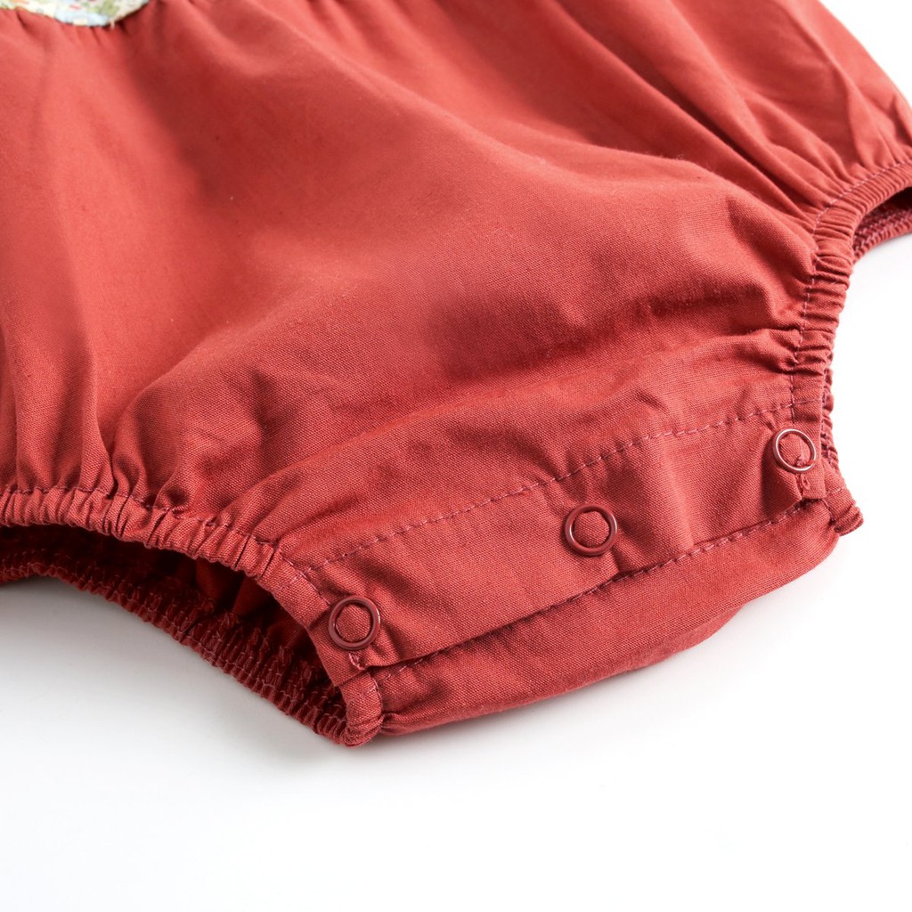 Bộ Đồ Liền Thân Sanlutoz In Hoa Dành Cho Bé Gái Sơ Sinh