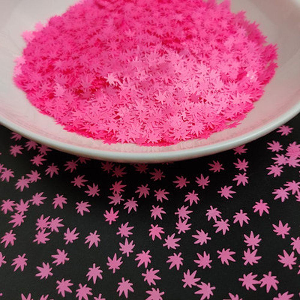 OCEANMAP Phụ Kiện Trang Trí Móng Tay 3D DIY Hình Chiếc Lá Dễ Thương Xinh Xắn