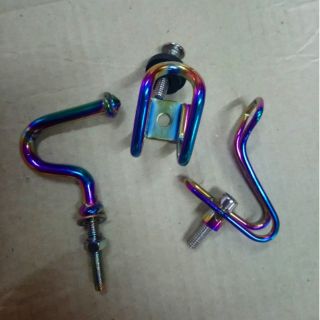 Set 3 móc 7 màu gồm 1 móc chữ U, 1 móc câu và 1 móc lon nước