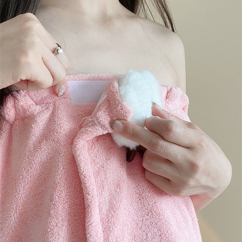 Hàng Có Sẵn Khăn Tắm Dạng Váy Quấn Thấm Hút Nước Nhanh Khô Phong Cách Ins Dễ Thương Dành Cho Bạn Nữ | BigBuy360 - bigbuy360.vn