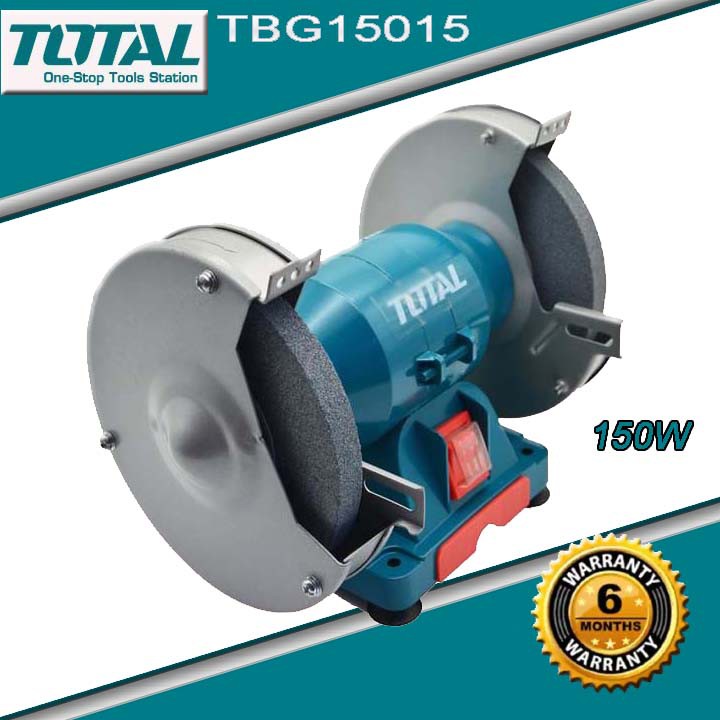 [Chính hãng] Máy mài 2 đá 6 inch TOTAL TBG15015 150w- Chuyên mài dao kéo, mũi khoan, ....