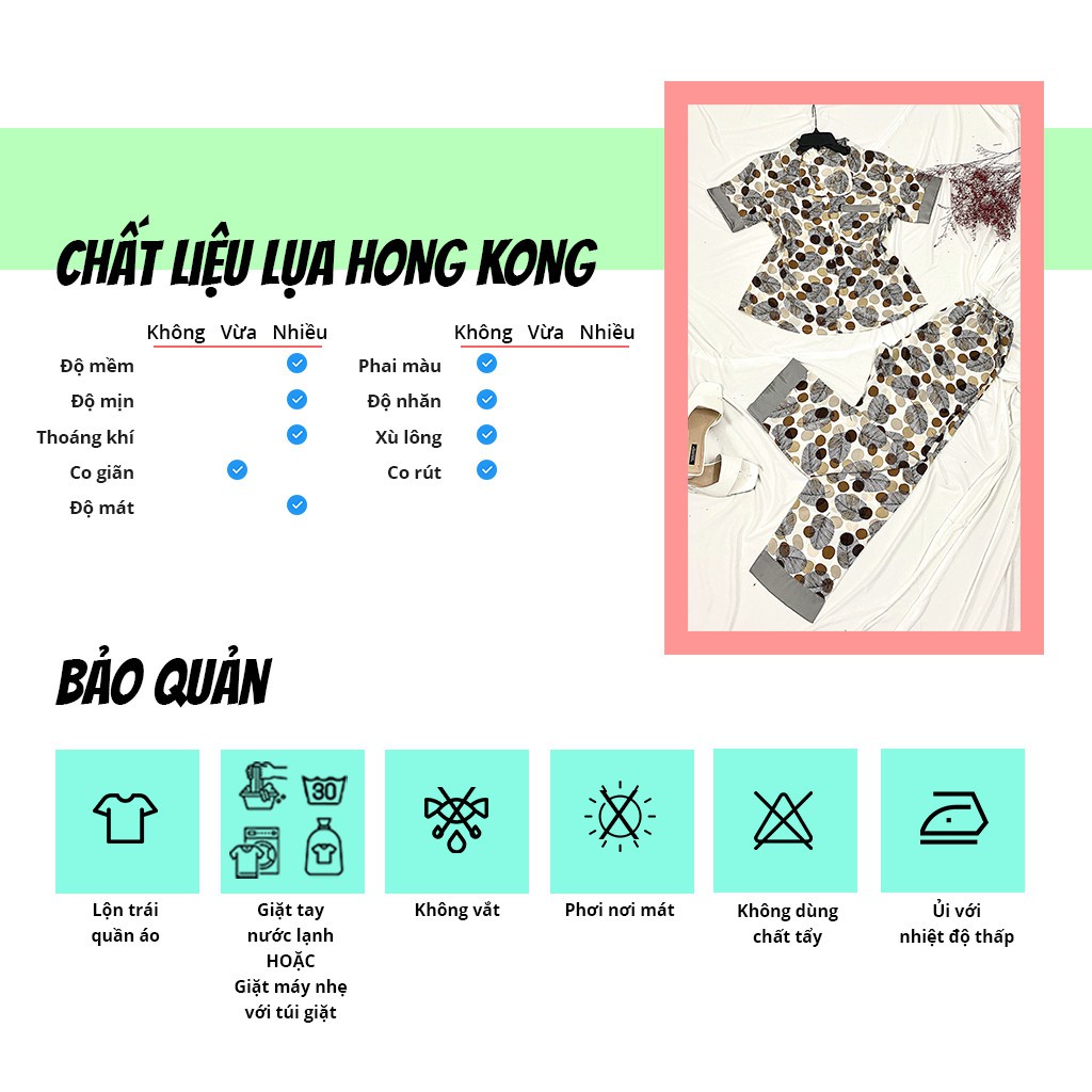 Bộ mặc nhà trung niên SBORG pijama nữ chất lụa hongkong cao cấp tay ngắn quần dài có túi bigsize từ 50-75kg quà tặng mẹ