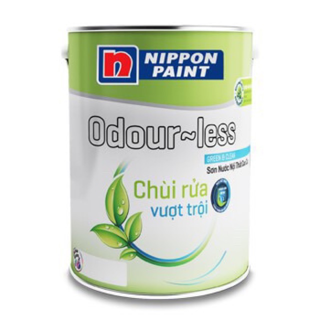 Sơn nội thất cao cấp ODOUR-LESS CRVT 9102 trắng 1L