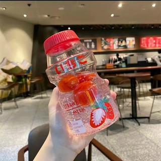 bình nước sữa chua cute hột me