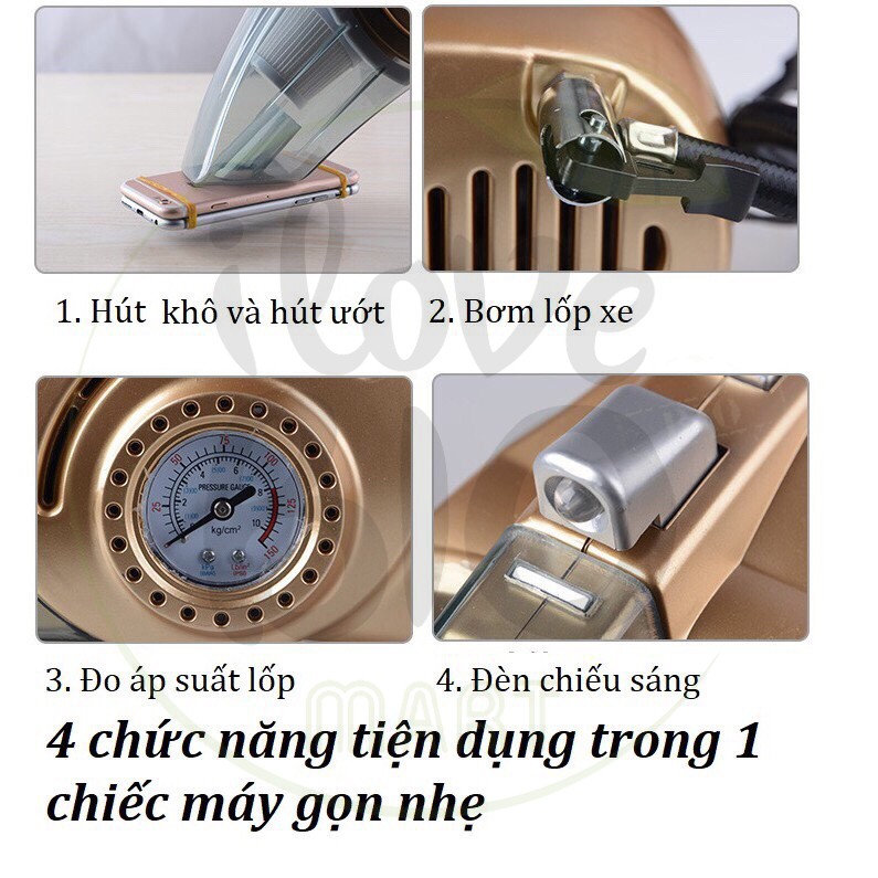 Máy hút bụi gia đình chất lượng Nhật Bản Kokoro KT800 Cao cấp, tiếng ồn nhỏ, dễ di chuyển, lực hút siêu mạnh