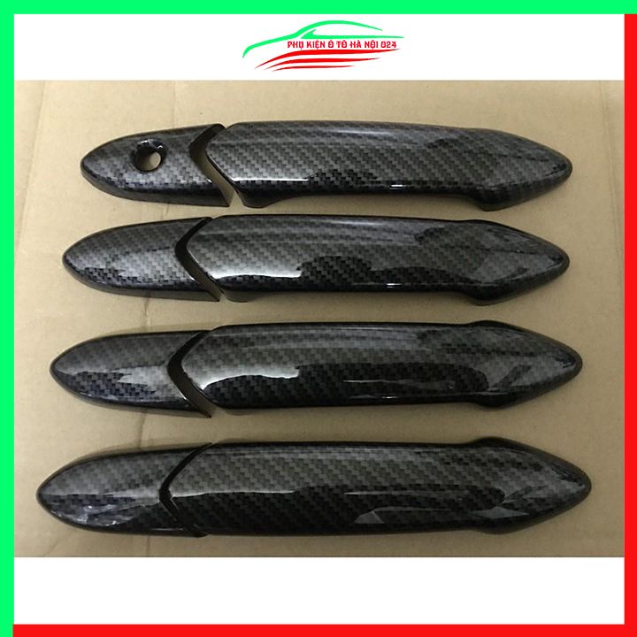 Ốp tay hõm Fadil 2019-2023 vân Carbon chống trầy bảo vệ cửa xe ô tô