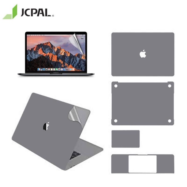 Bộ Dán Bảo Vệ JCPAL MAcguard 5 in 1- Macbook pro 13 inch 2019-2020