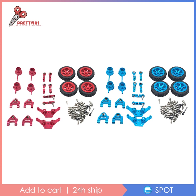 Phụ Kiện Nâng Cấp Bằng Kim Loại Màu Xanh Dương Cho Xe Hơi Điều Khiển Từ Xa WLtoys 1 / 28 P929 K969 K979 K989