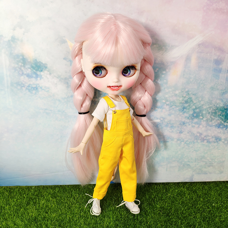 ICY baby doll overalls T-shirt short-sleeved trousers suit azone Lijia licca baby clothes