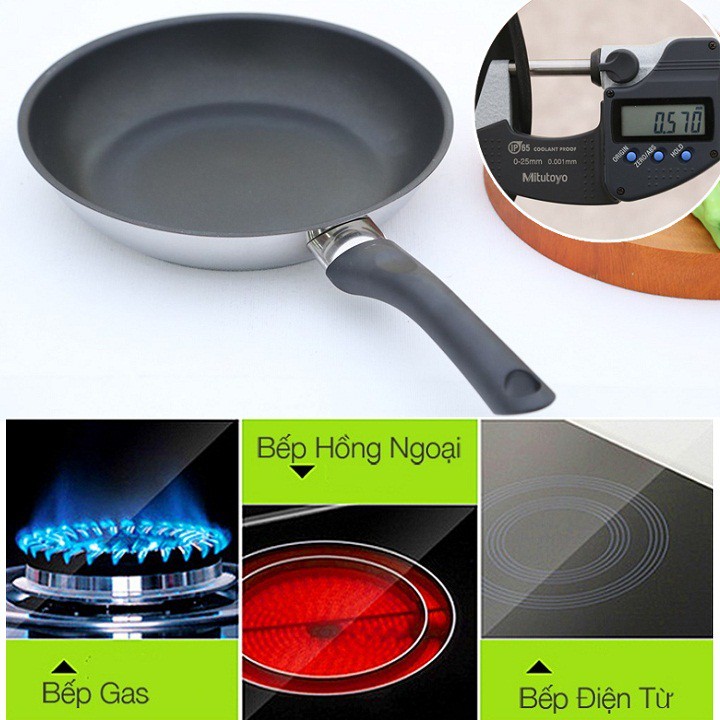 Chảo chống dính ceramic Kitchinox - 24 cm
